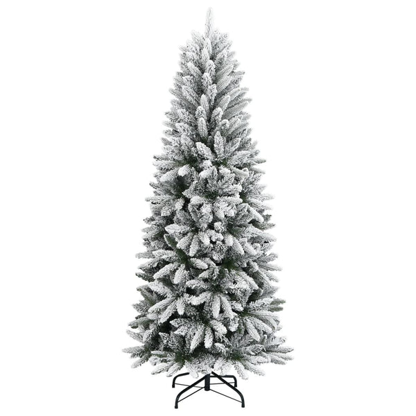 Künstlicher Weihnachtsbaum mit Schnee, Nurtean 210cm (PVC und PE)