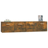 Räuchereiche Hängeschränke Crusa 80x35x36,5cm (2 St., Holz)