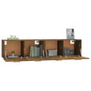 Räuchereiche Hängeschränke Crusa 80x35x36,5cm (2 St., Holz)