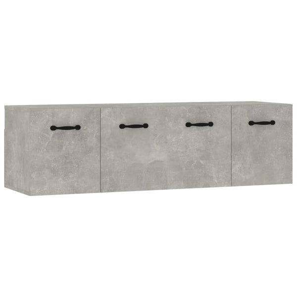 Betoninharmaa seinäkaapit Ephriam 80x35x36,5cm (2 kpl, puinen)