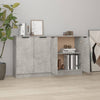 Sideboard Monsour 60x30x70cm Betongrau (2 Stk. Holz)