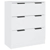 Weißes Sideboard Dusanca (3-teilig, Holz)