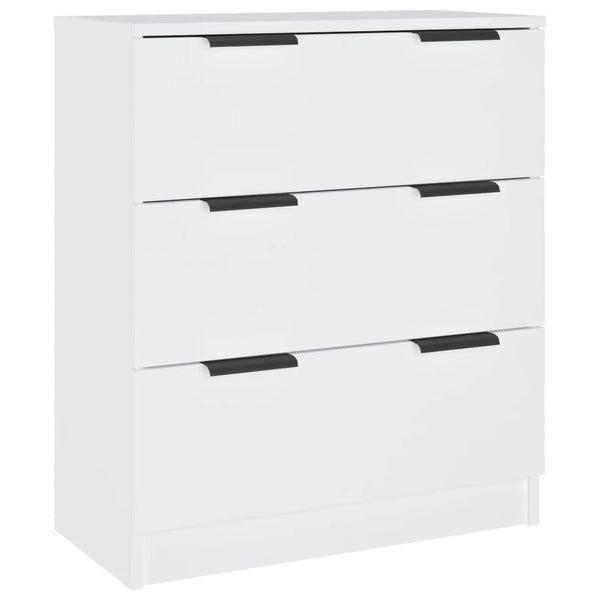 Weißes Sideboard Dusanca (3-teilig, Holz)