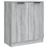 Graues Sideboard Dusanca 3-teilig (Sonoma-Holz)
