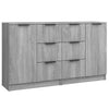 Graues Sideboard Shaikh 60x30x70cm (2 Stück, Holz)