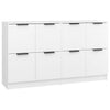 Weißes Sideboard Antoine 60x30x70cm (2 Stück Holz)