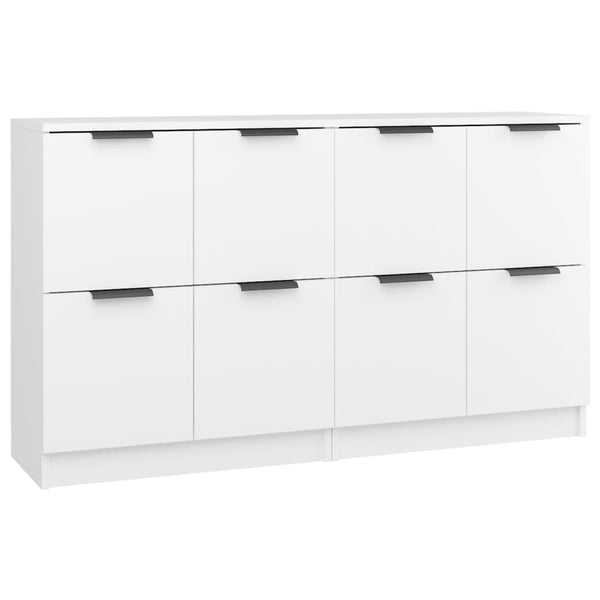 Weißes Sideboard Antoine 60x30x70cm (2 Stück Holz)