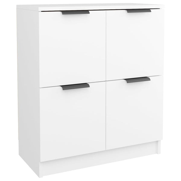 Weißes Sideboard Antoine 60x30x70cm (2 Stück Holz)