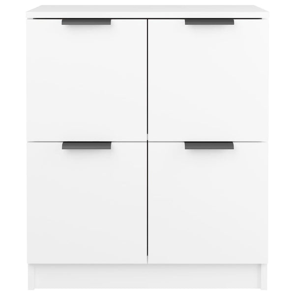 Weißes Sideboard Antoine 60x30x70cm (2 Stück Holz)