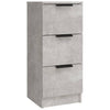 Betongraue Kommoden Yaoz (3-teilig, Holz)
