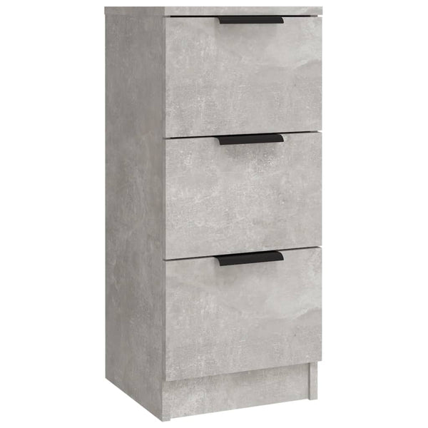 Betongraue Kommoden Yaoz (3-teilig, Holz)