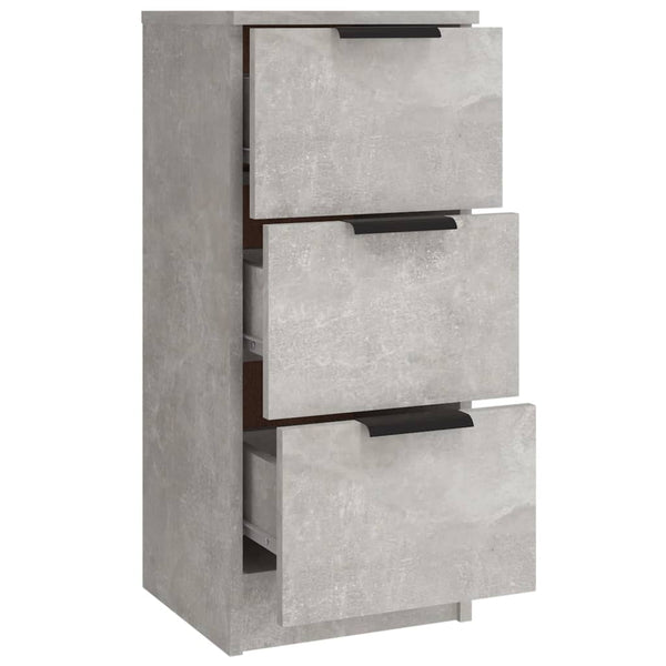 Betongraue Kommoden Yaoz (3-teilig, Holz)