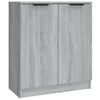 Graues Sideboard Yaoz (3er-Set in Sonoma-Holzoptik)