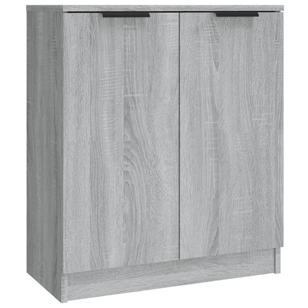 Graues Sideboard Yaoz (3er-Set in Sonoma-Holzoptik)