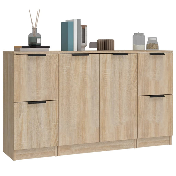 Senkit Floretta (3 Stück Sonoma-Eiche Holz)