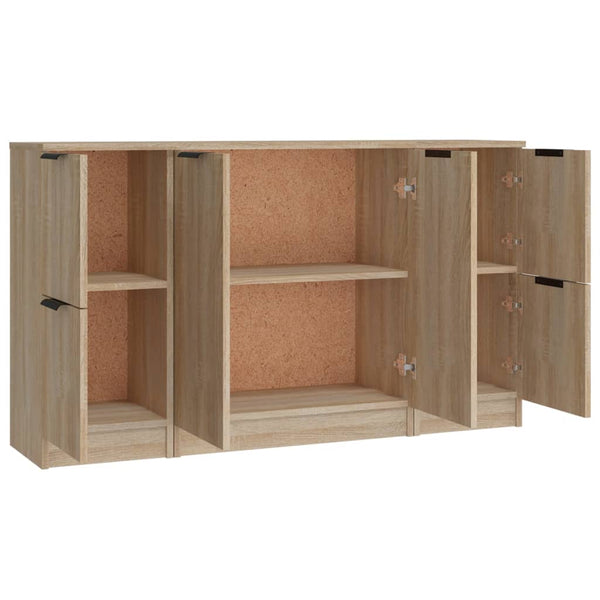 Senkit Floretta (3 Stück Sonoma-Eiche Holz)