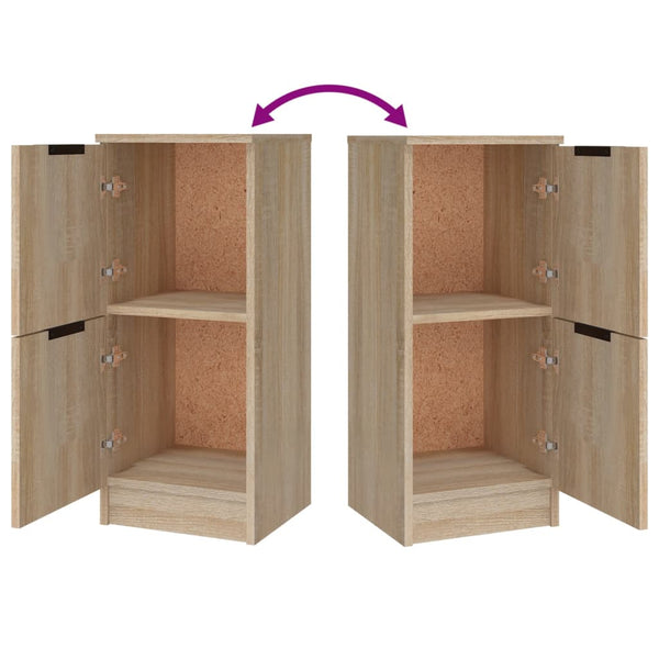 Senkit Floretta (3 Stück Sonoma-Eiche Holz)
