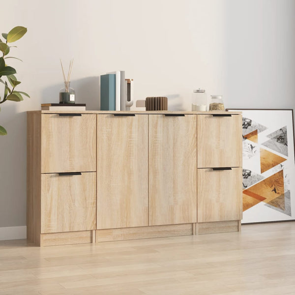 Senkit Floretta (3 Stück Sonoma-Eiche Holz)