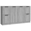 Graue Kommode Floretta (3 Stück Sonoma-Holz)