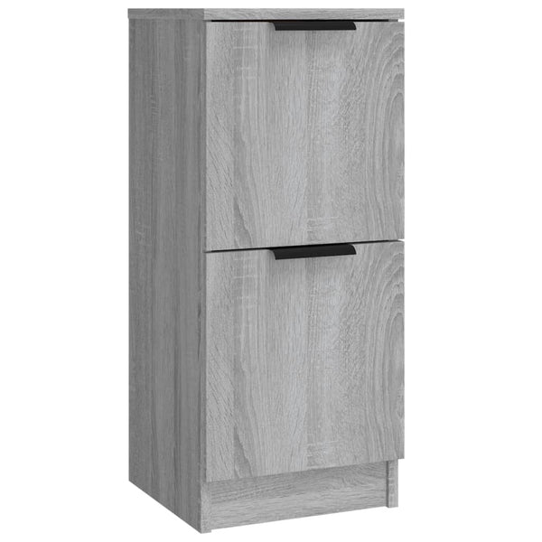 Graue Kommode Floretta (3 Stück Sonoma-Holz)