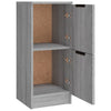 Graue Kommode Floretta (3 Stück Sonoma-Holz)