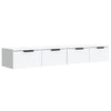 Weiße Wandschränke Finley 68x30x20cm (2er-Set aus Holz)