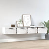 Weiße Wandschränke Finley 68x30x20cm (2er-Set aus Holz)