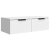 Weiße Wandschränke Finley 68x30x20cm (2er-Set aus Holz)