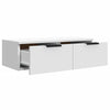 Weiße Wandschränke Finley 68x30x20cm (2er-Set aus Holz)