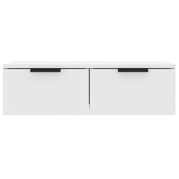 Weiße Wandschränke Finley 68x30x20cm (2er-Set aus Holz)