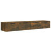 Wildeiche-Wandschränke Finley 68x30x20cm (2 Stück, Holz)