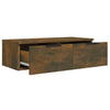 Wildeiche-Wandschränke Finley 68x30x20cm (2 Stück, Holz)