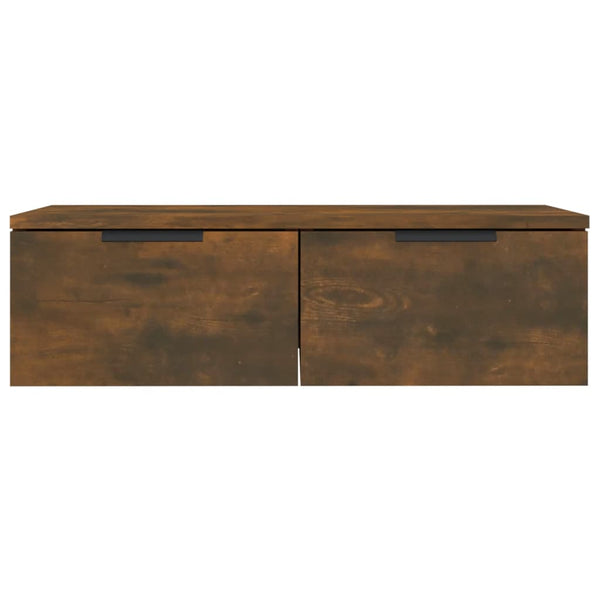 Wildeiche-Wandschränke Finley 68x30x20cm (2 Stück, Holz)