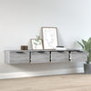 Graue Wandschränke Finley 68x30x20cm (2 Stück Holz)