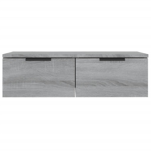 Graue Wandschränke Finley 68x30x20cm (2 Stück Holz)