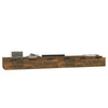 Räuchereiche Wandregale Kalaber 102x30x20cm (2 St., Holz)