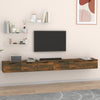 Räuchereiche Wandregale Kalaber 102x30x20cm (2 St., Holz)