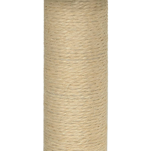 Dunkelgrauer Katzenkratzbaum mit Sisal-Kratzsäule Total 74cm