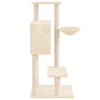 Kletterbaum für Katzen, cremefarben, mit Sisalkratzsäulen Krips 108,5cm