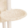Kletterbaum für Katzen, cremefarben, mit Sisalkratzsäulen Krips 108,5cm