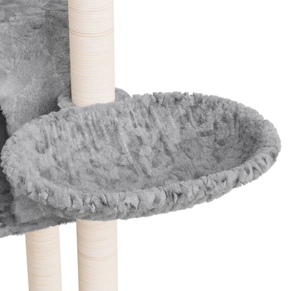 Kratzbaum für Katzen, Grau, Sisalkratzsäulen Krips 108,5 cm