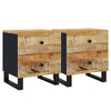 Nachttische Eupraxia 40x33x46cm (2 St. Mangoholz)