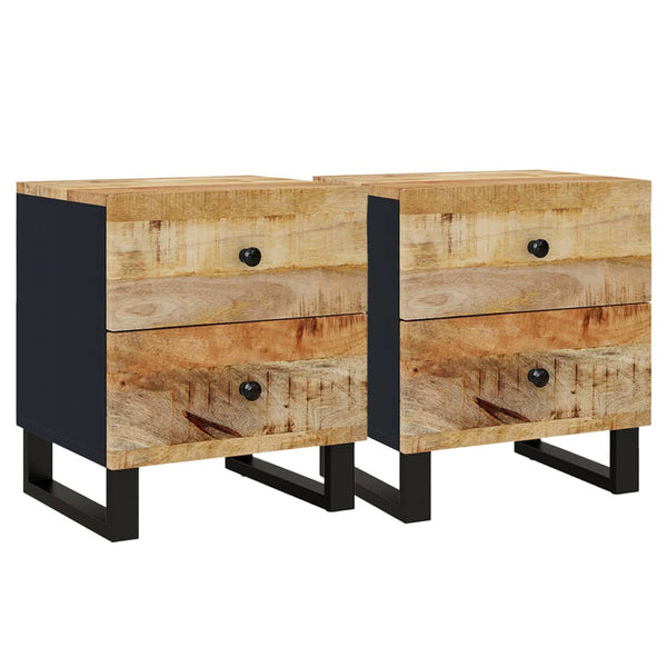 Nachttische Eupraxia 40x33x46cm (2 St. Mangoholz)