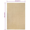 Teppich rechteckig Natur Rabela 120x180cm (Baumwolle)