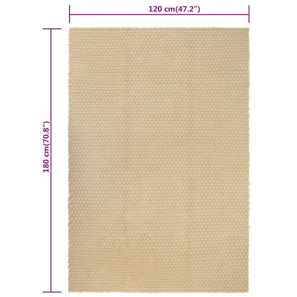 Teppich rechteckig Natur Rabela 120x180cm (Baumwolle)