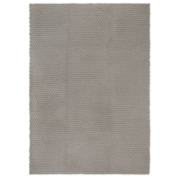 Grauer Teppich Rechteck Rabela 120x180cm (Baumwolle)