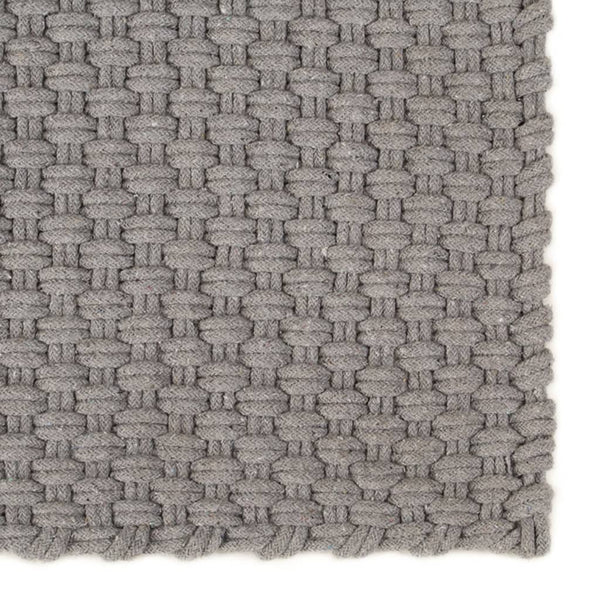 Grauer Teppich Rechteck Rabela 120x180cm (Baumwolle)