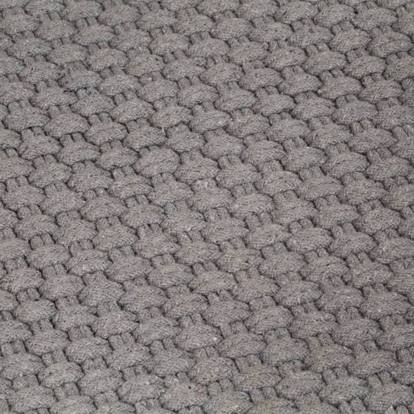 Grauer Teppich Rechteck Rabela 120x180cm (Baumwolle)