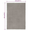 Grauer Teppich Rechteck Rabela 120x180cm (Baumwolle)