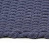 Dunkelblauer Teppich rechteckig Rabela 120x180cm (Baumwolle)